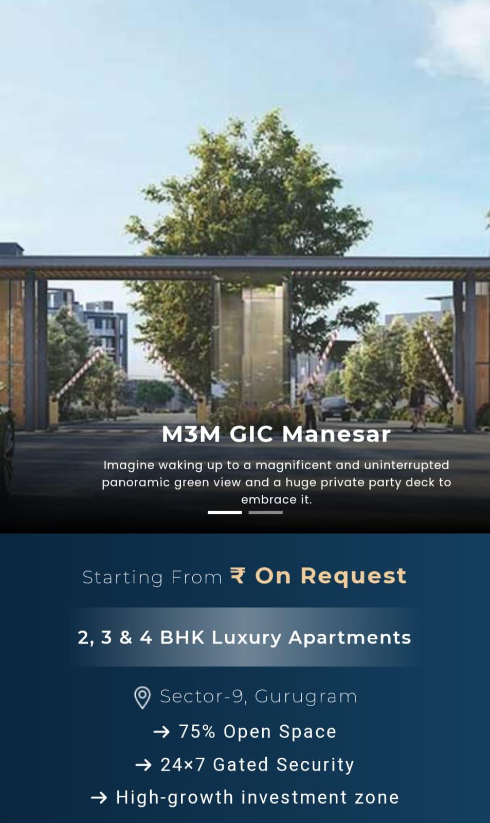 M3M GIC MANESAR